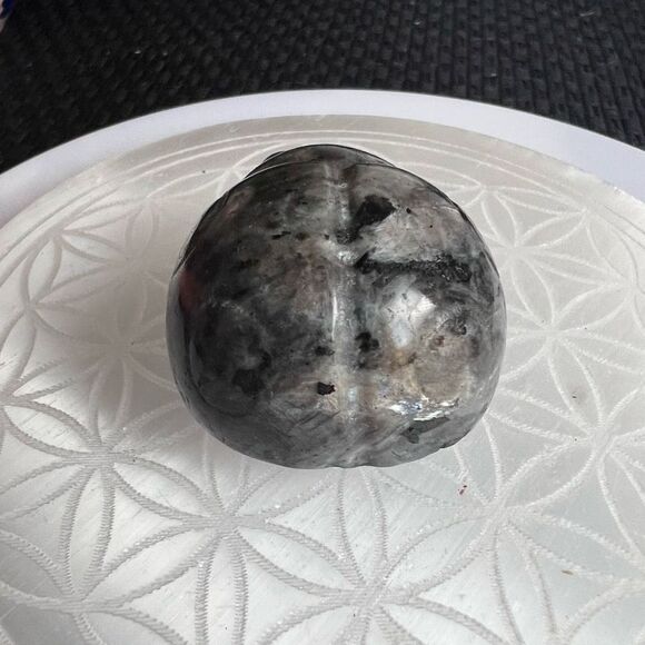 Larvikite Crystal Lady Bug Carving - Picture 4 of 15